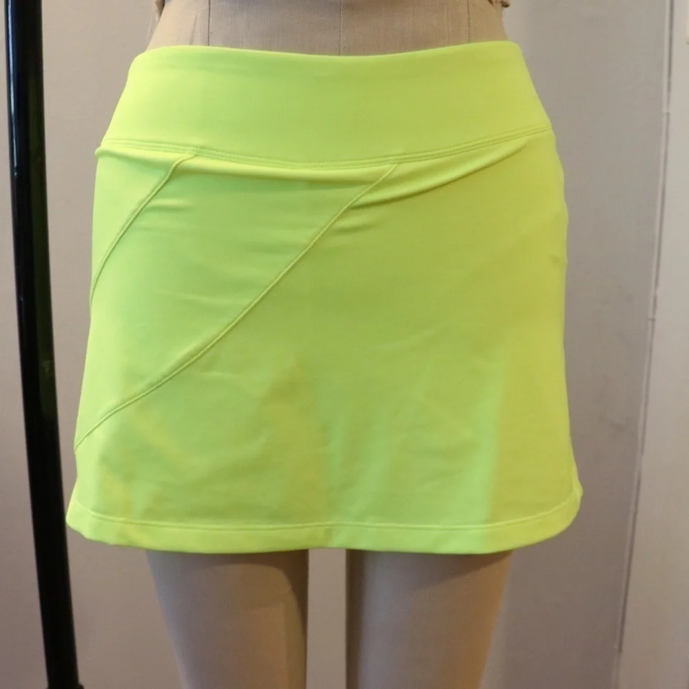NEW Fila Neon Yellow Platinum Active Skort Size XS